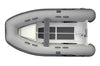 SET AB 10 open glassfiber dinghy with portable fuel tank + 15 HK Mercury