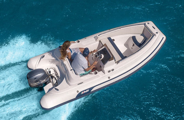 Nautilus 14 DLX Boat Orca-Coated Fabric med agterspejlsstige